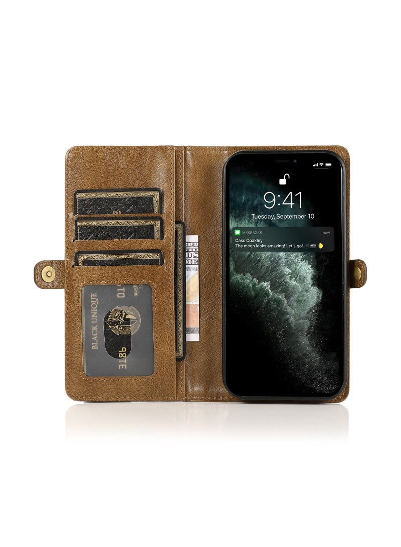 Suteni Flip Cover Protective Leather Case for iPhone - Image 3
