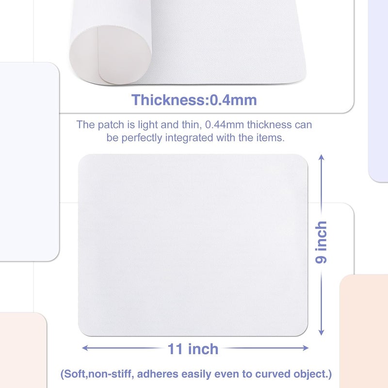 Gheeidau Canvas Repair Patch 9Ã—11 Inch 3Pcs Waterproof Self-Adhesive Fabric Repair Patch for Tents,Boat Cover,Pop Up Canopy,Patio,Bags,Car Seats,Sofas,Furniture Cover(Beige 2.0) - Image 3