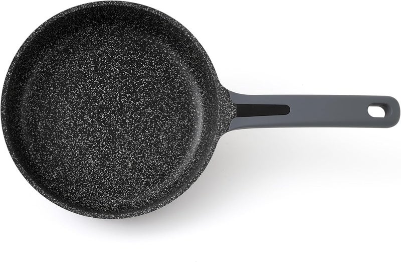 Julia Elite Edge Grey 22cm Granite Frypan Without Lid Premium Nonstick Cookware Durable Heat Resistant Scratch Resistant Easy Clean Skillet Pan Ideal For Daily Cooking Frying Sauteing Healthy Recipes - Image 4