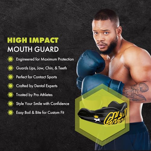 DAMAGE CONTROL High-Impact Mouth Guard – Sports Mouthguard for Boxing, Football, Hockey, Lacrosse & Basketball, Protects Teeth & Jaw, Protective Mouthpiece for Adults & Youth (Adult, Champ) - Image 2