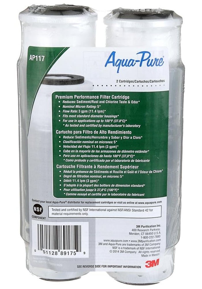 Aqua pure Aqua-Pure 3M AP117NP Whole House Standard Sump Replacement Water Filter Cartridge - 2 Pack - Image 1