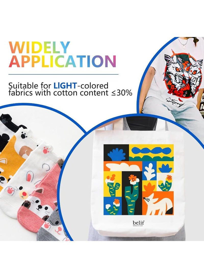 PAPERSAY 100 Sheets A4 Sublimation Paper for Heat Transfer , Quick-drying, No Fraying, No Gear Marks, High Quality Sublimation Transfer Paper for Tumblers, T-shirts, Mugs and Fabrics, Compatible with All Inkjet Printers - Image 5