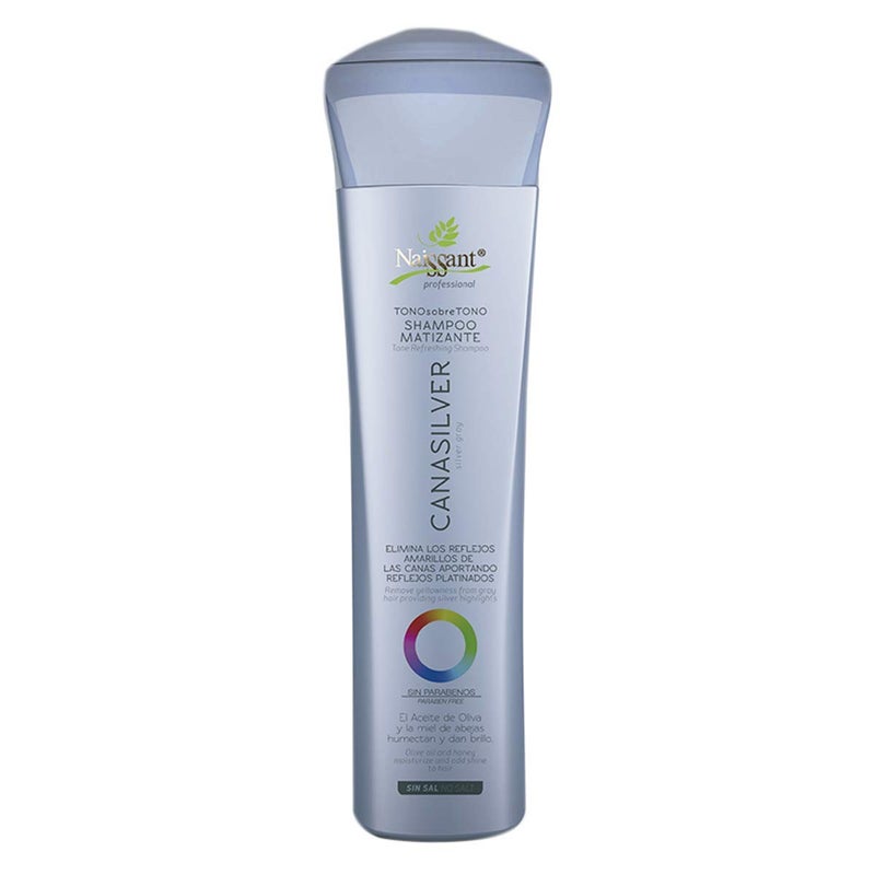 naissant Icy Cool Blonde Hair Purple Shampoo Eliminates Brassiness Neutralizes Yellow Orange Tones Paraben Ammonia Sulfate Free ProVitamin B5 Olive Oil Honey Cana Silver 101 Fl Oz