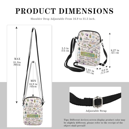 GJTIM Pilates CB Crossbody Bag for Pilates Instructor, Teacher, Coach - Exercise & Workout Gift - Image 2