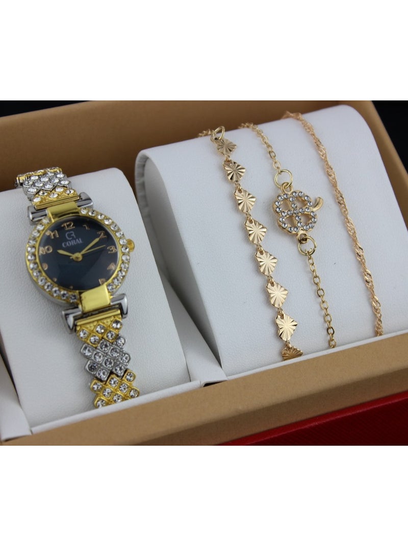 Reclaim with Argireline Women's evening watch set 