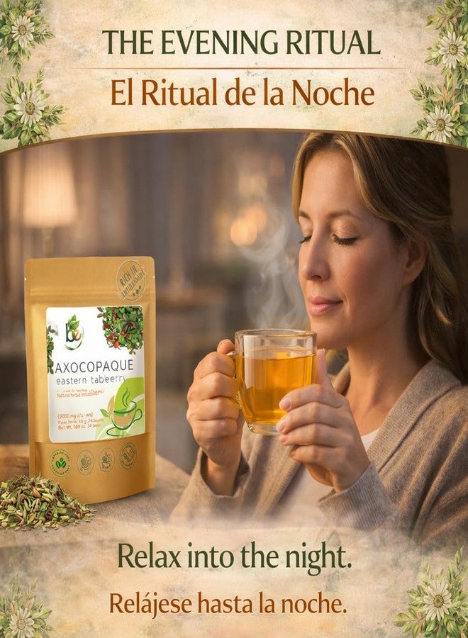 B-Experts Axocopaque Mexican Herbal Tea - 24 Premium Tea Bags (2000mg per Bag) - Authentic 100% Natural Mexican Botanical - Caffeine-Free, Vegan & Non-GMO - Traditional Harmony - by BEXPERTSUSA - Image 5