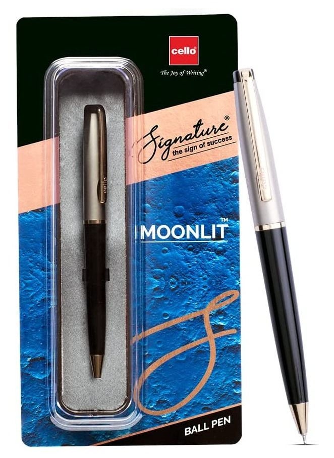 Cello - قلم حبر معدني فاخر من Signature Moonlit حبر أزرق - Image 1