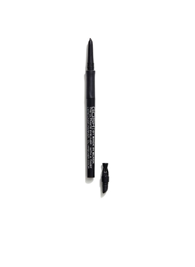 جوش Gosh The Ultimate Eyeliner With A Twist Color 01 Back In Black 0.4g - Image 1