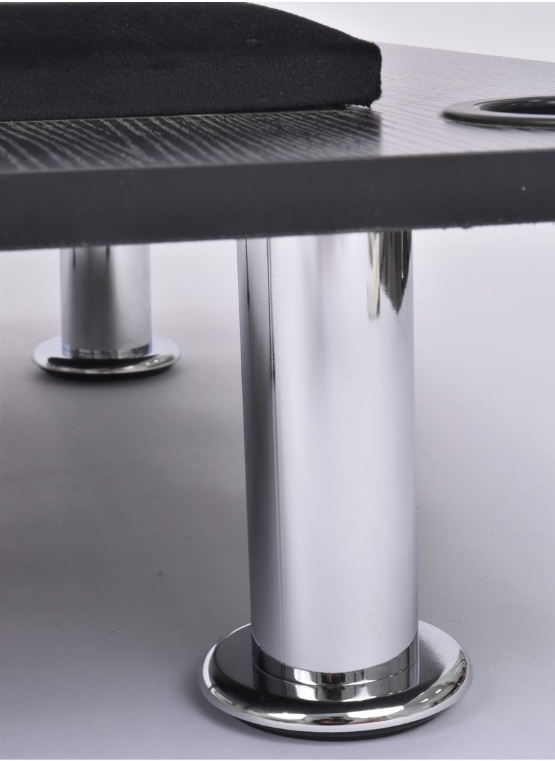FUN MOMENT Wooden Floor Baloot Table 75x75cm  - Image 3