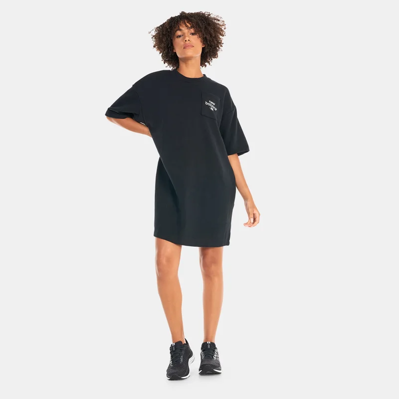 New Balance Women's Essentials Stacked Logo Graphic Dress