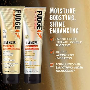 Fudge Professional Luminizer Conditioner Bulk Size 85 Percent Stronger Hair for Frizzy Hair Illuminating and Smoothing 1 Litre - Image 4