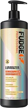 Fudge Professional Luminizer Conditioner Bulk Size 85 Percent Stronger Hair for Frizzy Hair Illuminating and Smoothing 1 Litre - Image 1