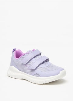 Dash Mesh Textured Sports Shoes with Hook and Loop Closure  - Image 1