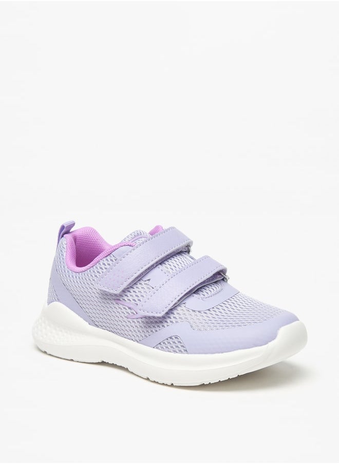 Dash - Mesh Textured Sports Shoes with Hook and Loop Closure - Image 1