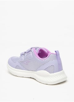 Dash Mesh Textured Sports Shoes with Hook and Loop Closure  - Image 2