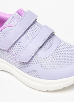 Dash Mesh Textured Sports Shoes with Hook and Loop Closure  - Image 5