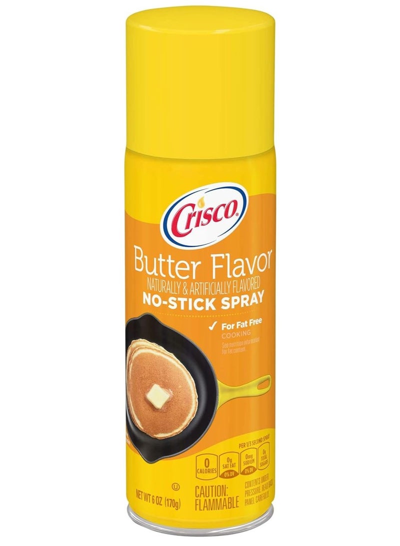 CRISCO Butter Flavour No Stick Cooking Spray 170G - Image 1