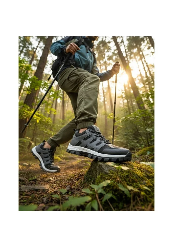 Bacca Bucci Slate Grey EverTrek Outdoor Hiking Boots-All-Terrain Grip for Men | Best Price UAE