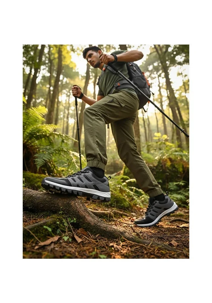 Bacca Bucci Slate Grey EverTrek Outdoor Hiking Boots-All-Terrain Grip for Men | Best Price UAE