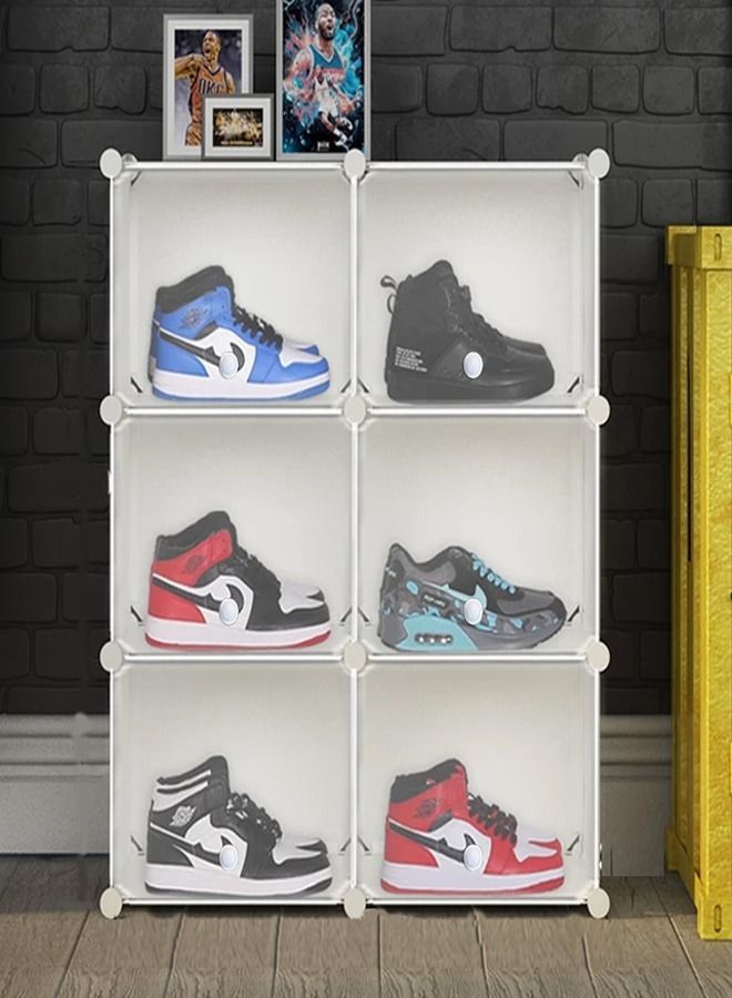 fashionhome Modern Multi-Steps Plastic Shoe Organizer - Image 1