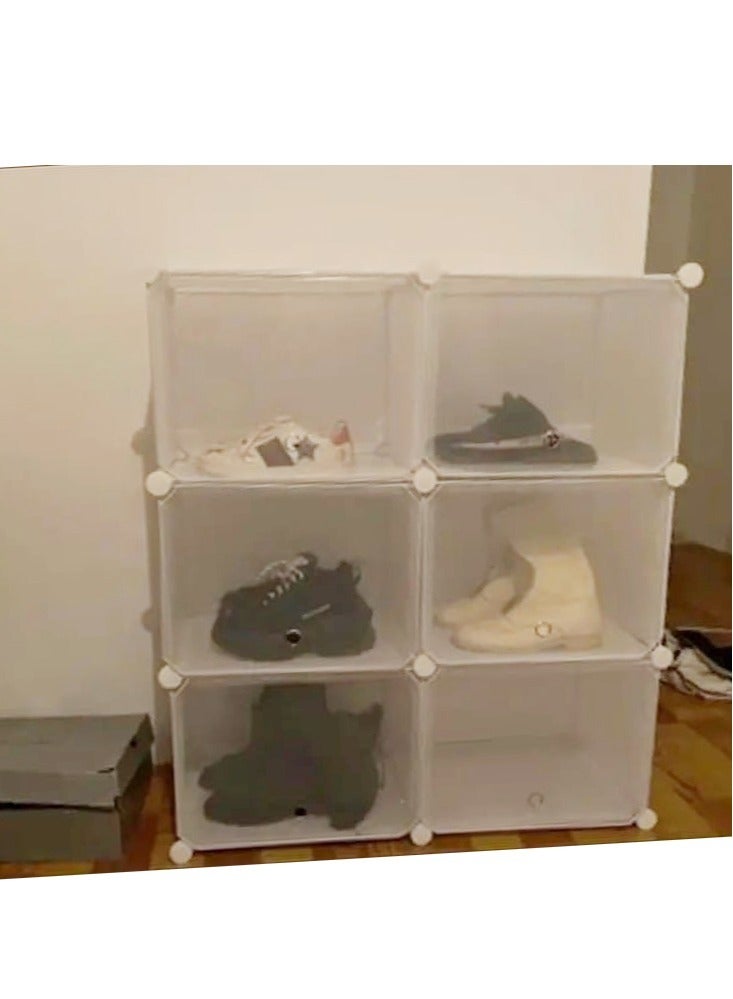 fashionhome Modern Multi-Steps Plastic Shoe Organizer - Image 2
