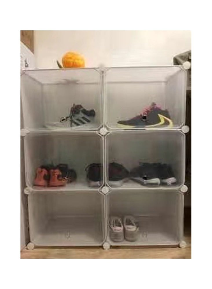 fashionhome Modern Multi-Steps Plastic Shoe Organizer - Image 3