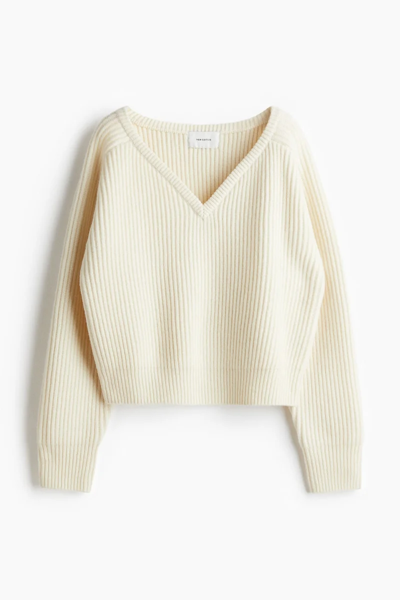H&M Rib-knit wool jumper