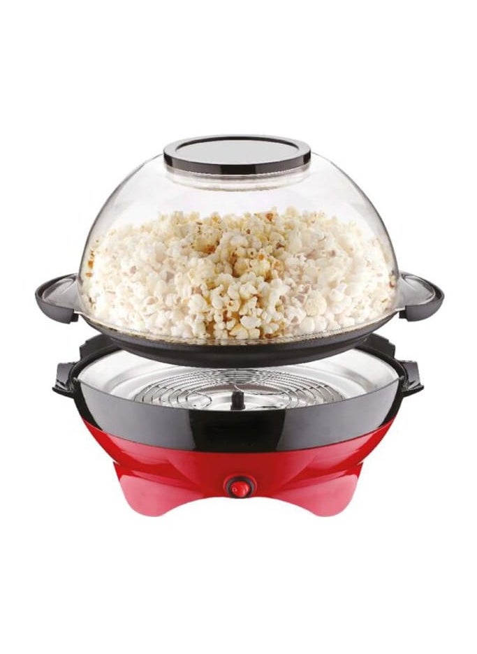 Generic - Electric Popcorn Maker, Electric Hot Oil Popper Machine with Stirring Rod Nonstick with Built-in Reversible Serving, Cool Touch Handles, Perfect for Home Parties & Kids, ETL Approved Safety Certified - Image 1