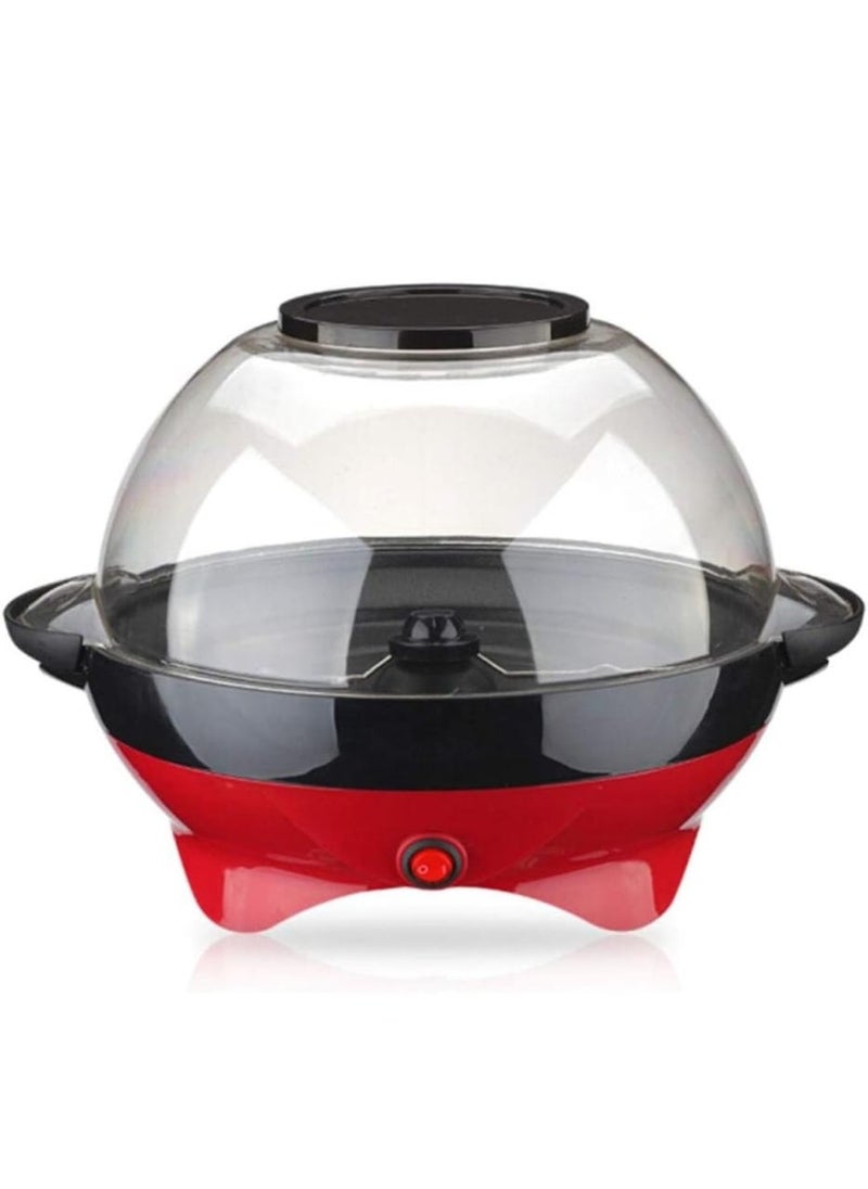 Generic - Electric Popcorn Maker, Electric Hot Oil Popper Machine with Stirring Rod Nonstick with Built-in Reversible Serving, Cool Touch Handles, Perfect for Home Parties & Kids, ETL Approved Safety Certified - Image 1