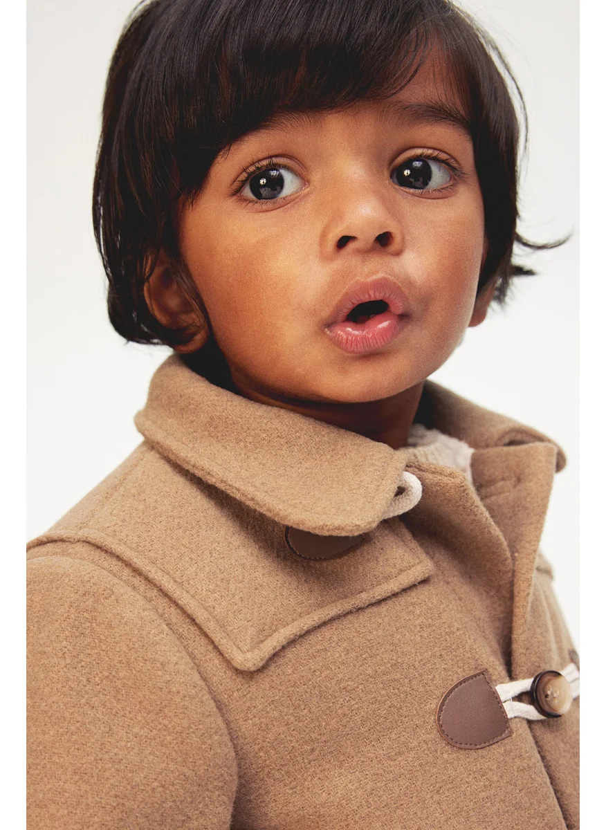 H&M Teddy-Lined Duffle Coat
