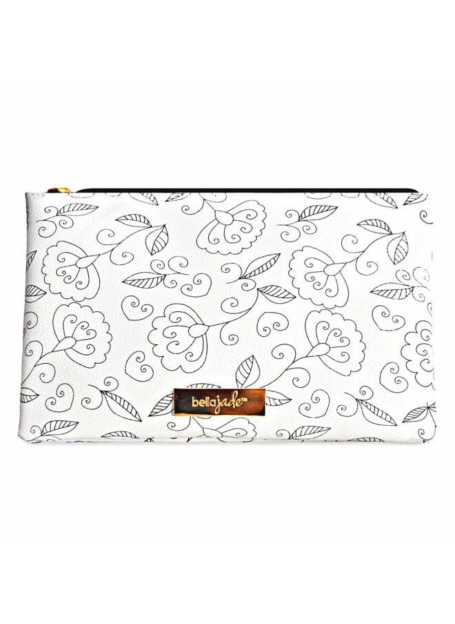 Bella Jade - Small Makeup Pouch for Women, Cute Cosmetic Bag for Purse - Image 1