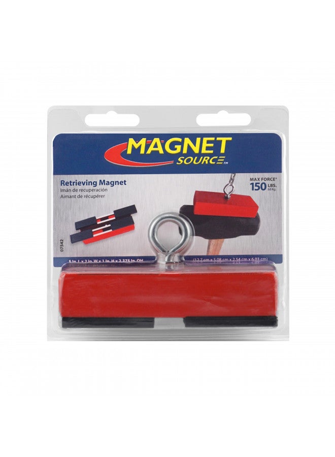 Master Magnetics Powerful Retrieving and Holding Magnet, Fishing Magnet with Eyebolt, Nut and Magnetic Shield, 07542 - Image 2