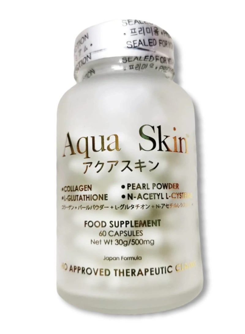 Aqua Skin Care Aqua Skin Capsule Food Supplement Collagen Glutathione |  Best Price KSA