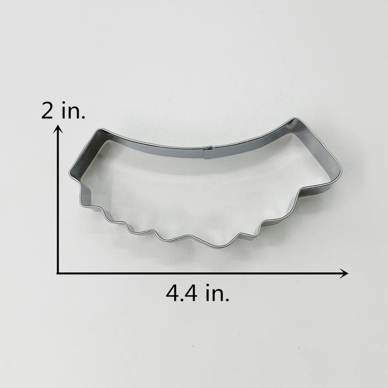 LILIAO Happy Birthday Party Banner Cookie Cutter - 4.4 x 2 inches - Wedding Biscuit Fondant Sandwich Bread Mold Cutters - Stainless Steel - by Janka - Image 4