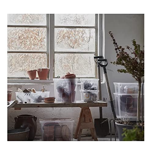 NT-STAR Box With Lid, Transparent, 5L, (Plastic, Rectangular), 24 x 15 x 14 Centimeters - Image 3