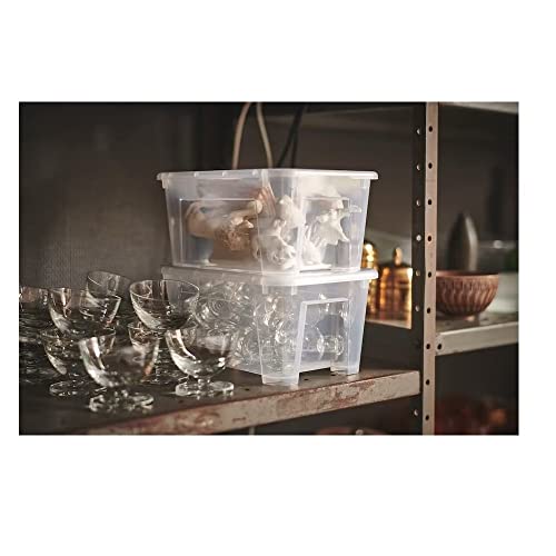 NT-STAR Box With Lid, Transparent, 5L, (Plastic, Rectangular), 24 x 15 x 14 Centimeters - Image 2