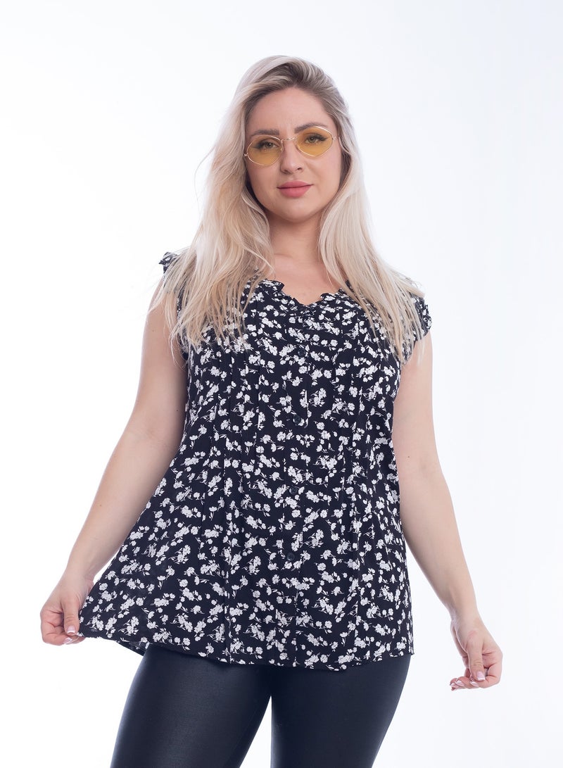 BEBO Blouse Cut Wide Cornish-Patterned - Image 1