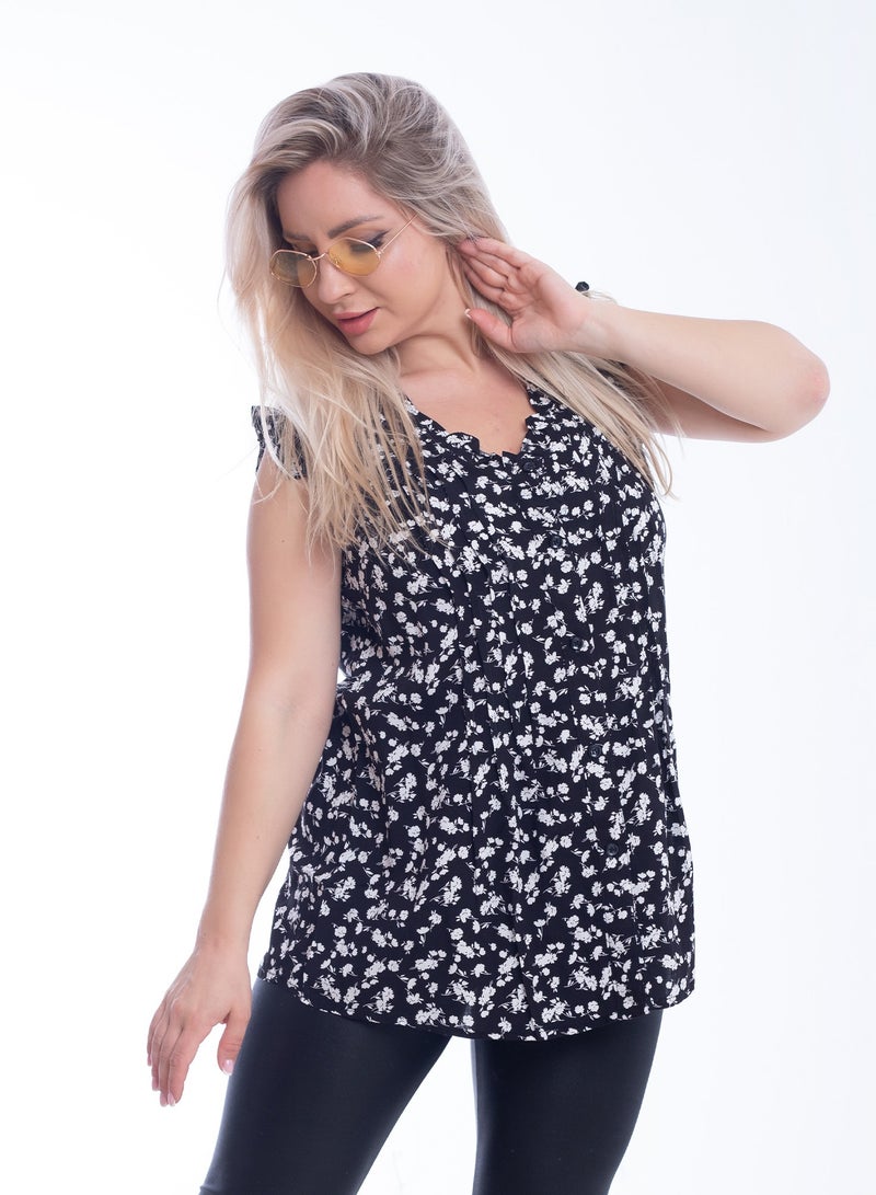 BEBO Blouse Cut Wide Cornish-Patterned - Image 2