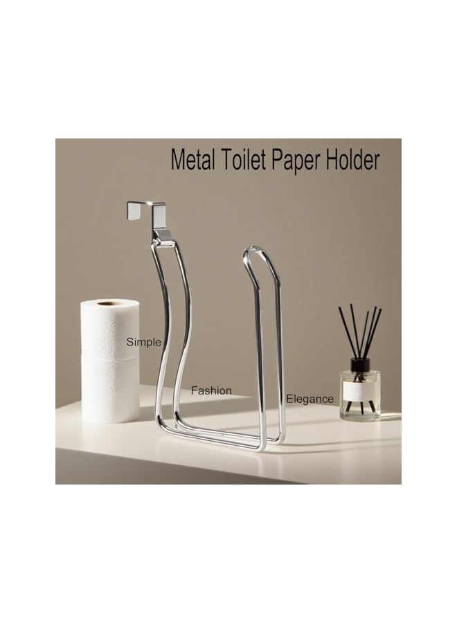 S-TOP Toilet Paper Holder,Over The Tank Toilet Paper Holder, Toilet Paper Roll Holder,Bathroom Toilet Paper Holder,Dispenser Reserve for Bathroom Storage and Organization - Image 4
