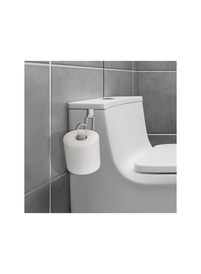 S-TOP Toilet Paper Holder,Over The Tank Toilet Paper Holder, Toilet Paper Roll Holder,Bathroom Toilet Paper Holder,Dispenser Reserve for Bathroom Storage and Organization - Image 5