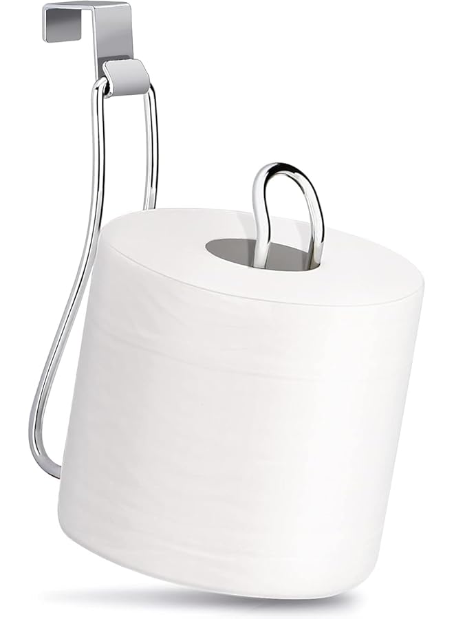 S-TOP Toilet Paper Holder,Over The Tank Toilet Paper Holder, Toilet Paper Roll Holder,Bathroom Toilet Paper Holder,Dispenser Reserve for Bathroom Storage and Organization - Image 1