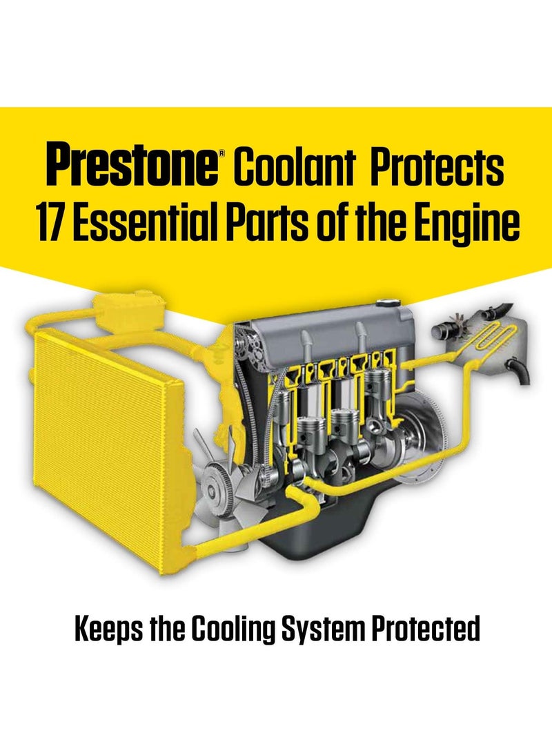 Prestone Prestone Antifreeze + Coolant – 33% Ready-to-Use Formula – 1 Gallon (3.78L)  - Image 4