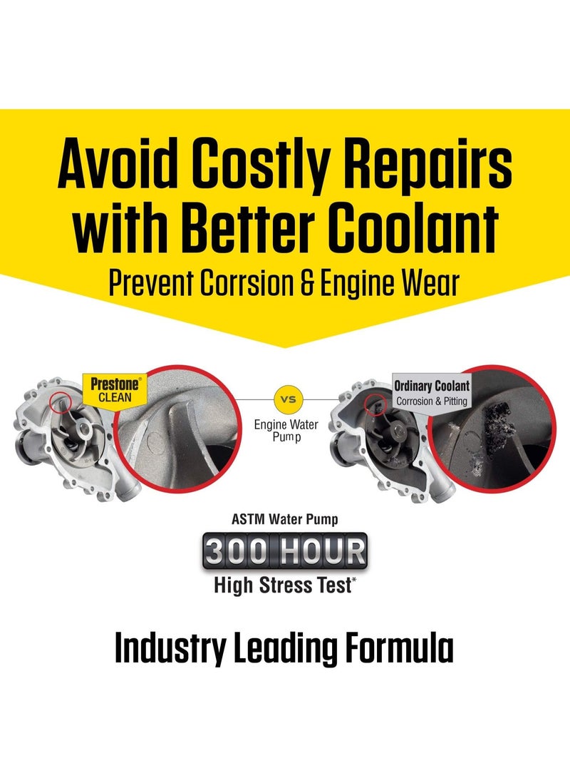Prestone Antifreeze + Coolant – 33% Ready-to-Use Formula – 1 Gallon (3.78L)