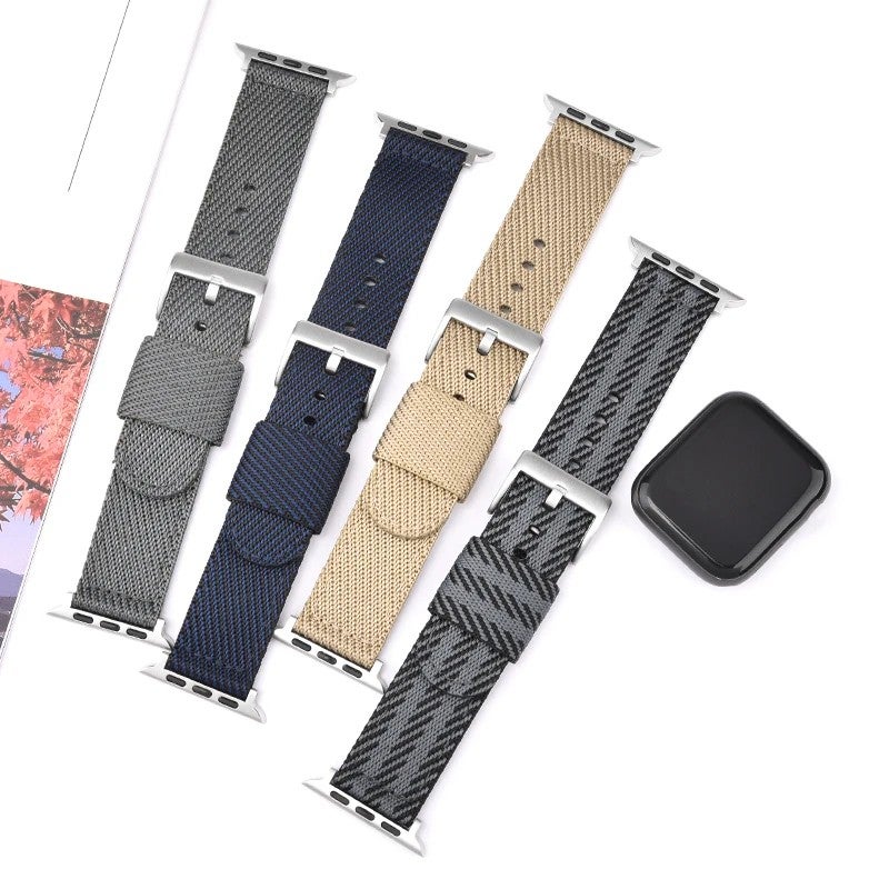 Bluejw 40/44mm Nylon Woven Watch Band Replacement, Soft Sport Straps with Adapter for iWatch Series - Image 3