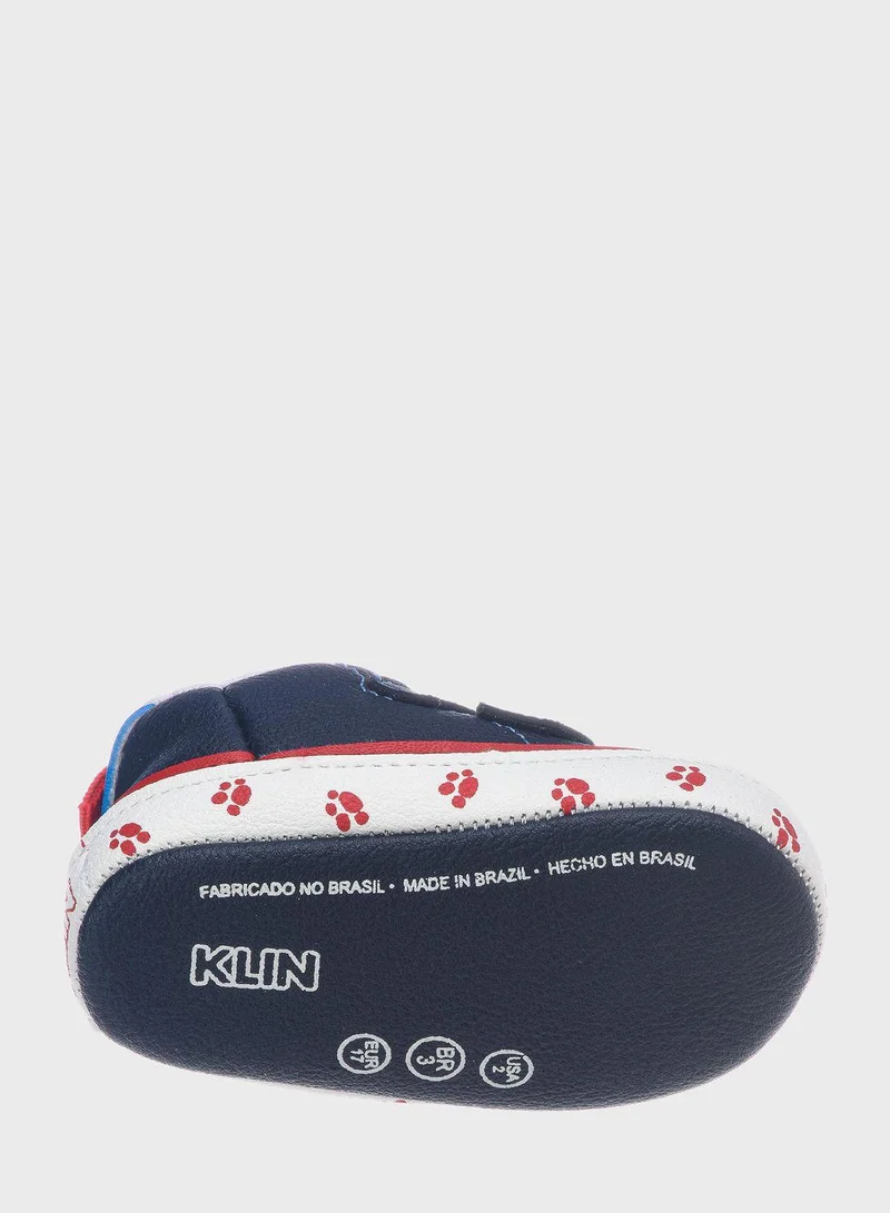 Klin Kids Velcro Low Top Sneakers