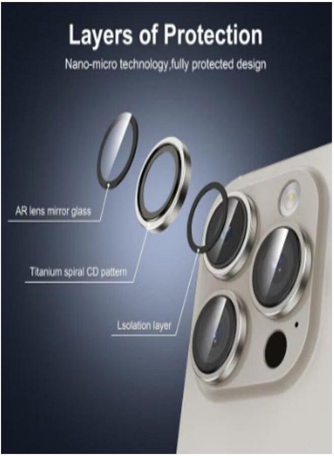 PROMASS Camera Lens Protector Glass For iPhone 16 Pro Black - Image 2