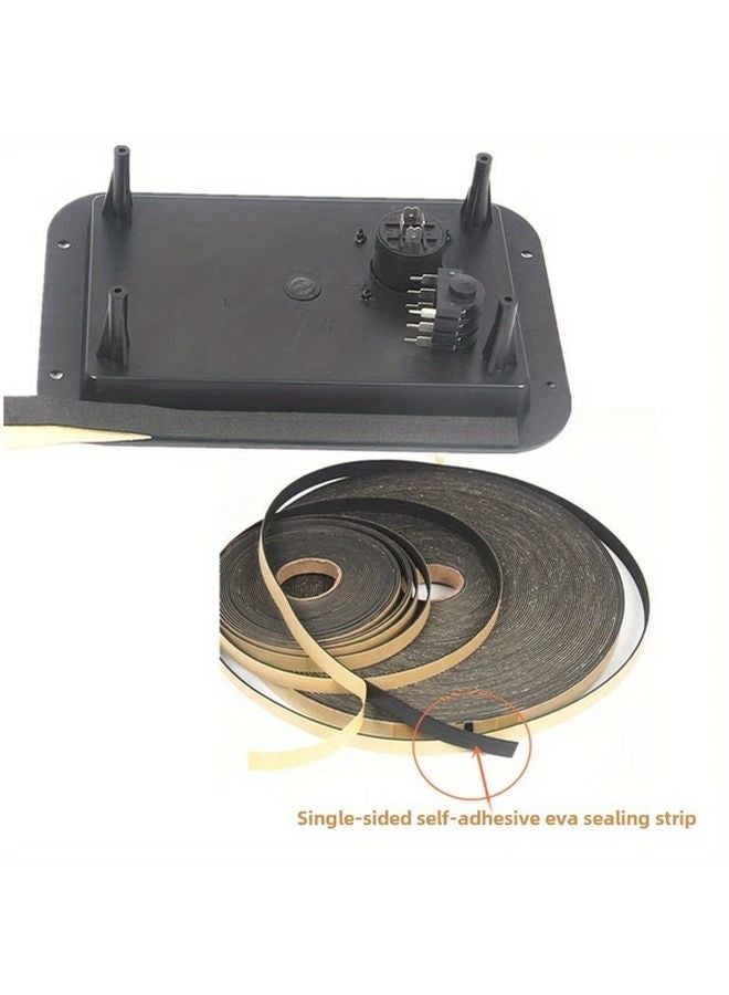 5M 15mm Black EVA Foam Tape Strong Adhesive Sponge Seal Sound Insulation - Image 4