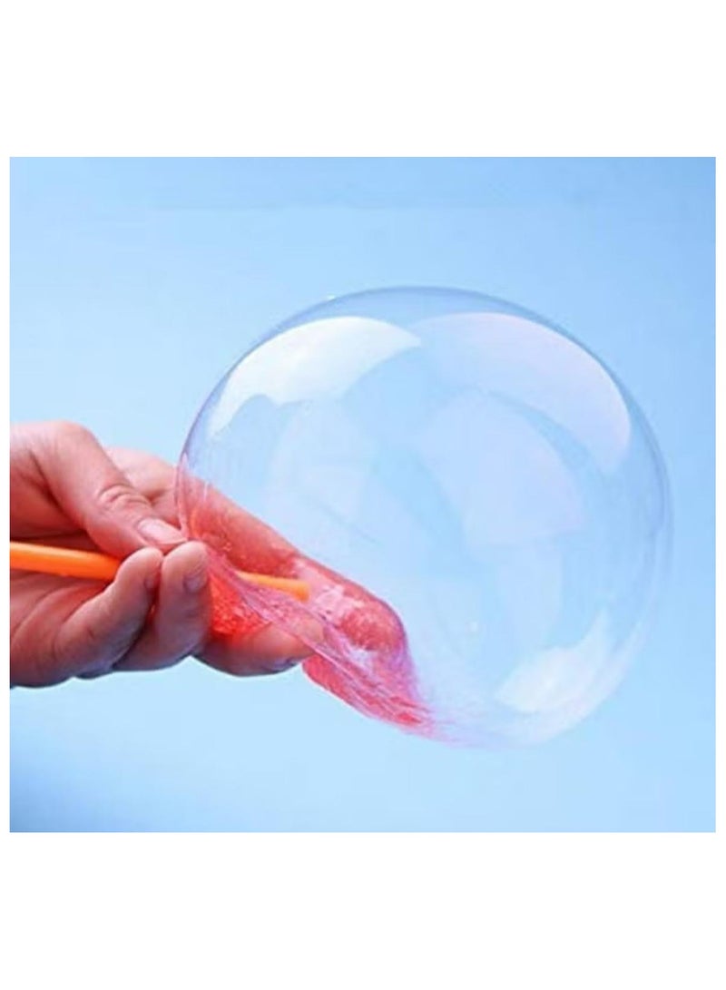 12-Piece 5D Crystal Clear Jelly Slime With Straws DIY Modeling Air Dry Magic Clay - Image 2