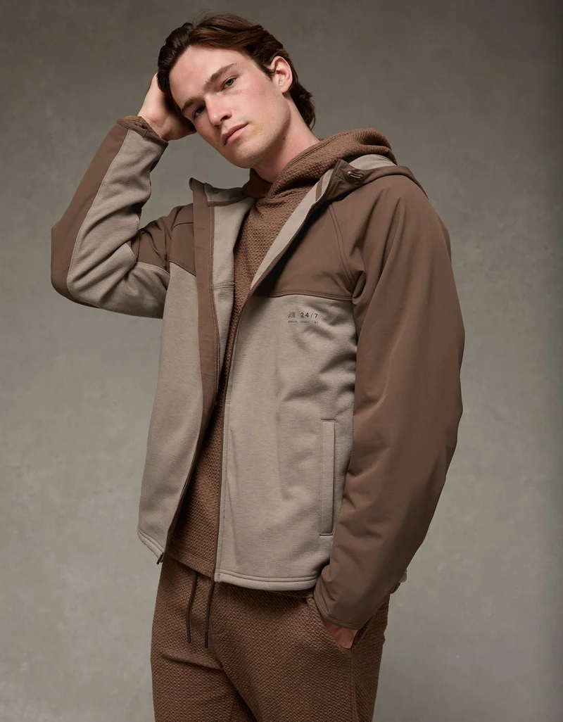 American Eagle  AE 24/7 Zip-Up Hoodie for Men | Best Price UAE