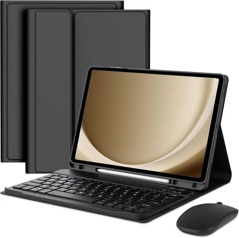 آرترابيت حافظة لوحة مفاتيح لجهاز Samsung Galaxy Tab A11+ 2025 / A9+ 2023 بحجم 11 بوصة، مع ماوس لاسلكي، غطاء لوحة مفاتيح مغناطيسي قابل للفصل لـ A11+ Plus/A9+ Plus، حامل قلم، تعديل بزاوية 3 - Image 1